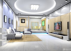 現(xiàn)代客廳吊頂裝修效果圖大全2020圖片 圓形吊頂