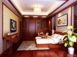 中式家装风格装修卧室效果图大全2023图片