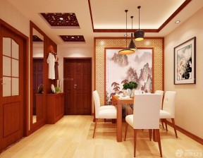 中式餐廳設(shè)計效果圖 餐廳吊燈圖片