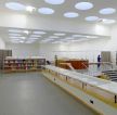 2023大型现代图书馆室内天花板装修案例 