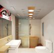 小型现代卫浴展厅室内吊顶装修效果图片