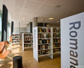 图书馆书架效果图 书架设计