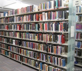 图书馆简易书架设计效果图片
