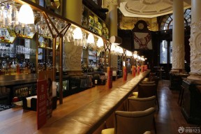 古典欧式风格酒吧吧台设计效果图