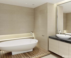 现代卫浴展厅效果图片 白色浴缸装修效果图片