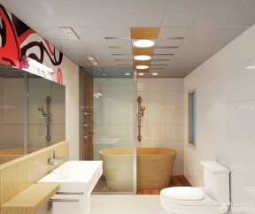 现代卫浴展厅效果图片 室内吊顶装修效果图片
