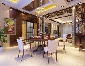 家庭餐廳裝修效果圖大全2020圖片 中式簡約裝修風(fēng)格