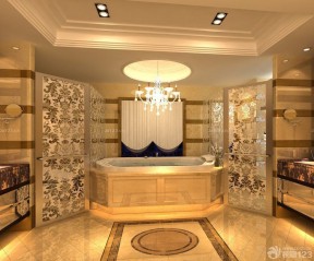 欧式卫浴展厅室内浴室装修效果图片 