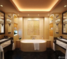 簡約衛(wèi)浴展廳裝修效果圖 背景墻設(shè)計(jì)