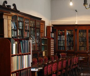 图书馆储物柜 古典风格
