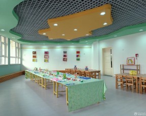 上海幼兒園裝修 室內(nèi)吊頂裝修效果圖片