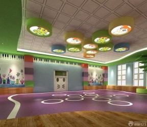 上海幼儿园装修 幼儿园舞蹈房装修效果图