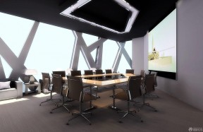 办公室会议室装修效果图 台灯装修效果图片