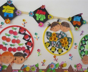 幼儿园中班教室墙面装饰设计图片