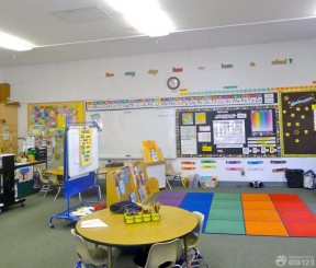 幼兒園室內裝修圖 墻面設計裝修效果圖片