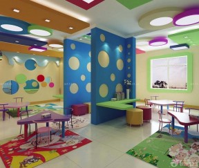 幼兒園室內(nèi)裝修圖 室內(nèi)隔斷裝修效果圖片