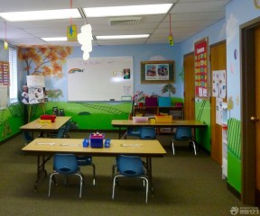 幼兒園裝修效果圖圖片 室內(nèi)背景墻效果圖