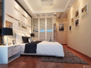 现代欧式小户型家居卧室墙面颜色装修效果图