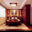 中式红木卧室家具装修效果图
