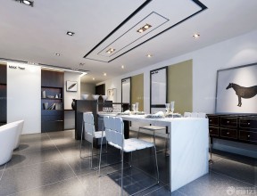 餐廳吊頂裝修效果圖大全2020圖片 現(xiàn)代別墅效果圖