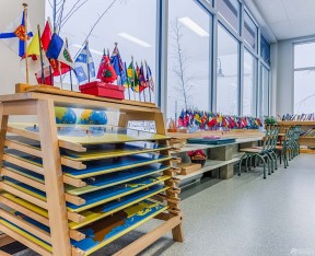 幼兒園裝修效果圖 置物架