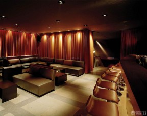 小型酒吧多人沙发装修设计效果图片