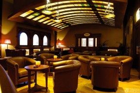 小型酒吧单人沙发装修设计效果图片