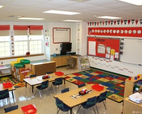 幼儿园室内效果图 教室布置设计