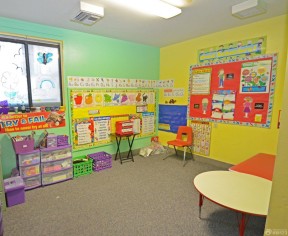 幼儿园室内效果图 背景墙设计