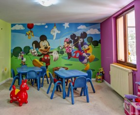 幼兒園設(shè)計效果圖 背景畫裝修效果圖片