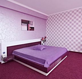 紫色卧室装修风格