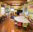 国外幼儿园教室木质吊顶装修效果图片