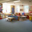 国外幼儿园教室置物架设计效果图