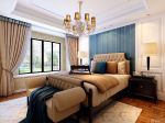 欧式古典风格家居带飘窗的卧室效果图