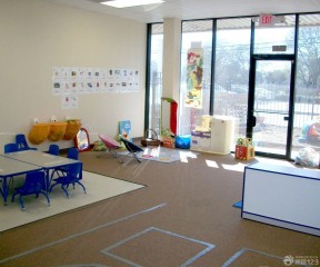 幼儿园装修图片大全 玻璃门装修效果图片