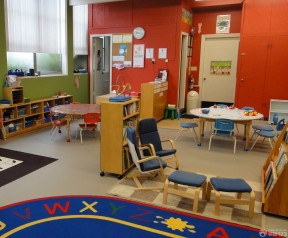 幼兒園教室效果圖 室內(nèi)門圖片