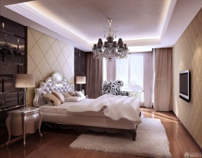 长方形卧室设计图 现代欧式装修效果图