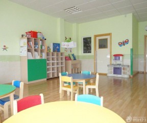 北京幼儿园教室仿木地板地砖装修效果图片大全