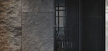 入門(mén)玄關(guān)石材墻面裝修效果圖片