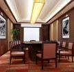 简约会议室3d模型墙壁纸图片
