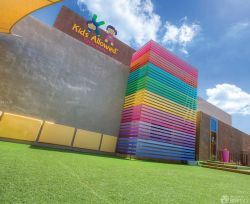 国际幼儿园学校大门设计案例图片_装修123效