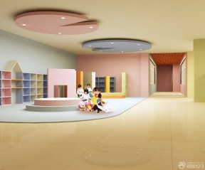 幼兒園大廳裝修圖 地板磚