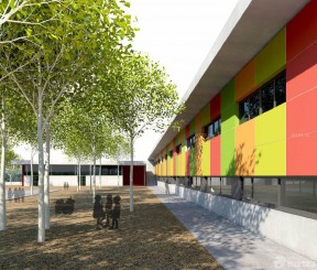 国外幼儿园外墙设计效果图片欣赏