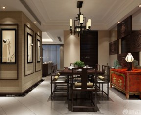 餐廳簡約裝修效果圖 中式風(fēng)格裝修