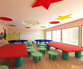 豪华幼儿园装修 教室设计