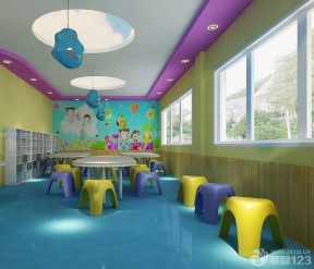 幼兒園裝修設(shè)計(jì)效果圖 圓形吊頂
