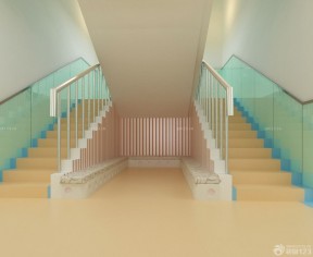 幼儿园装修设计效果图 室内楼梯图片