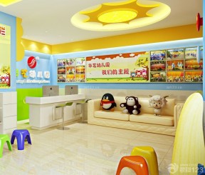 幼兒園裝修設(shè)計(jì)效果圖 大廳背景墻效果圖