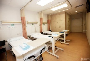 医院病房装修 浅色木地板