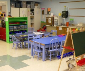 国外幼儿园教室环境装修实景图